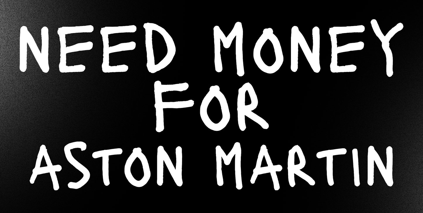 "NEED MONEY FOR" License Plate Cover