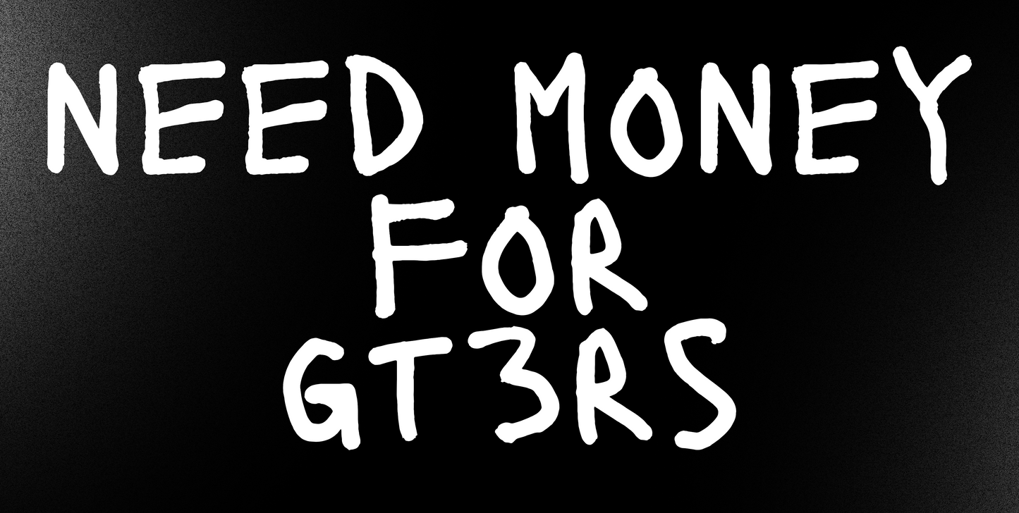 "NEED MONEY FOR" License Plate Cover