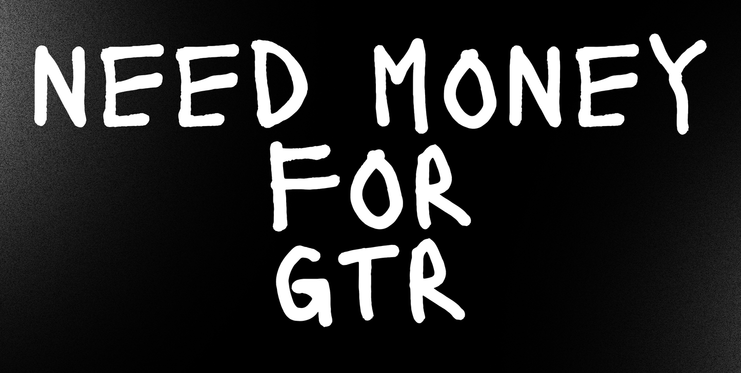 "NEED MONEY FOR" License Plate Cover