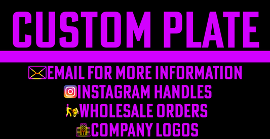 Custom License Plate Cover